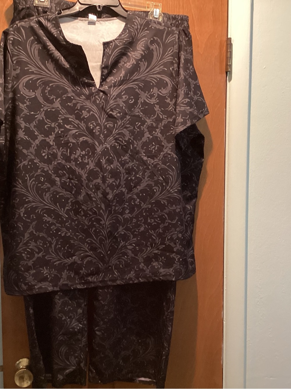 Women's Short-Sleeve Two piece Night Lounge wear/ Pajamas
